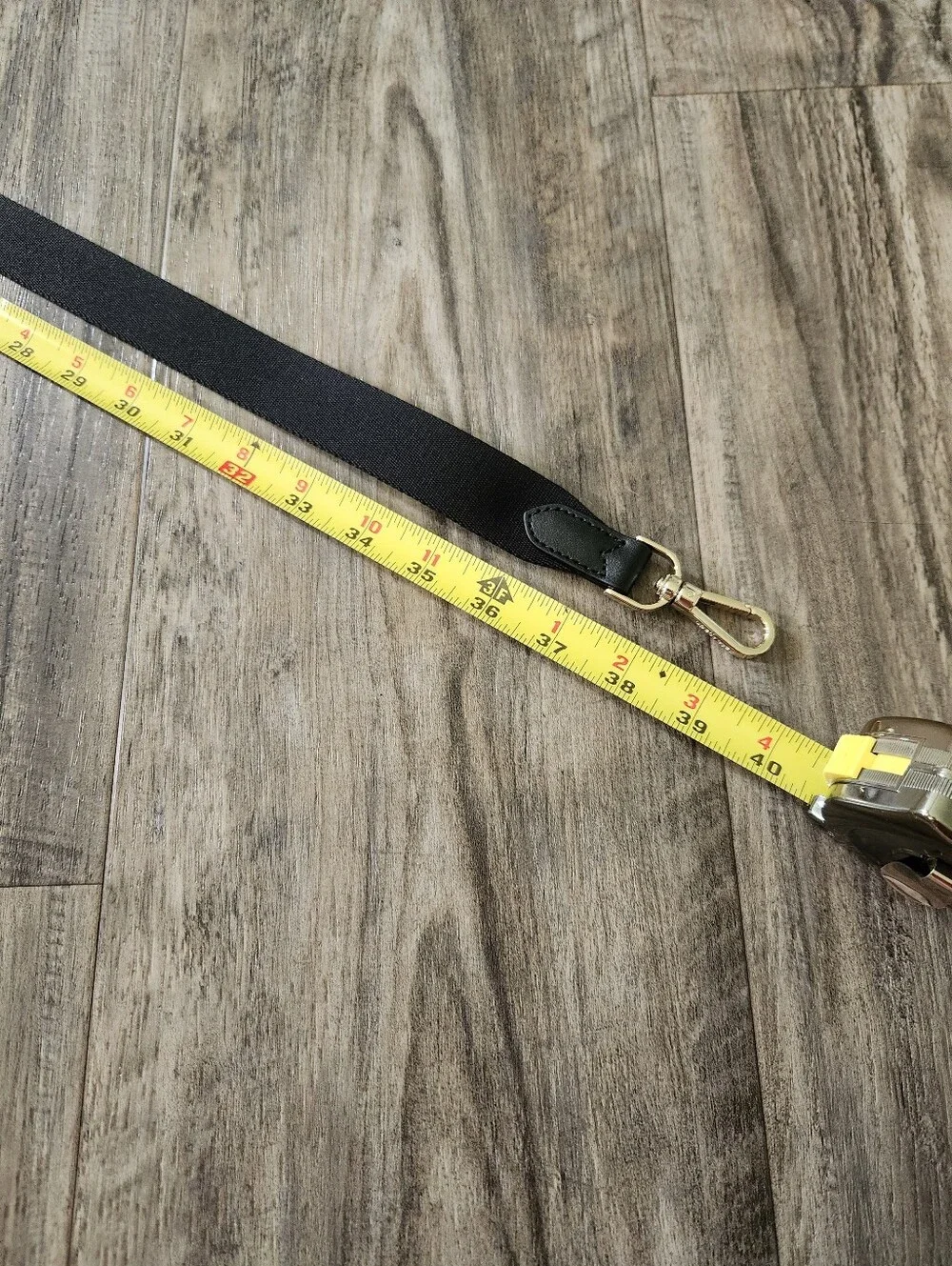 Kate Spade Adjustable Black Shoulder Strap Gold Hardware Replacement Strap